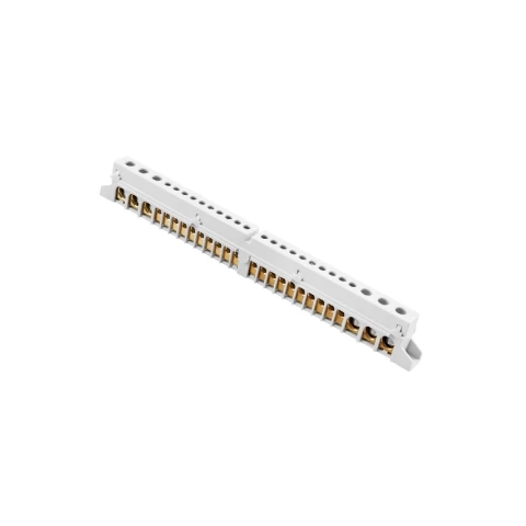 BARRA CONEXION BIPOLAR 19X2PARA TABLERO 125A C/TORN-PRESS GEWISS REF GW40404