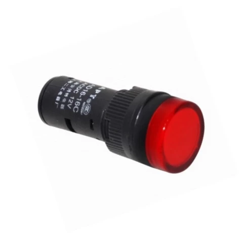 LUZ PILOTO LED 16MM ROJO 220V