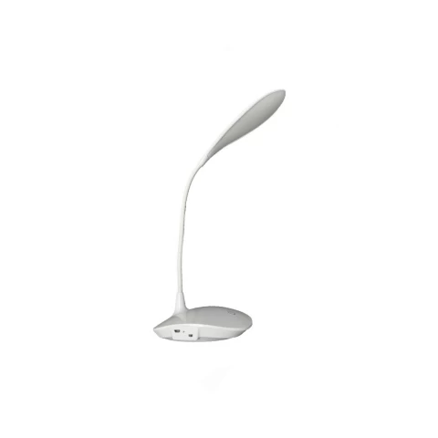 LAMPARA ESCRITORIO FLEXIBLE LED  BLANCA RECARGABLE