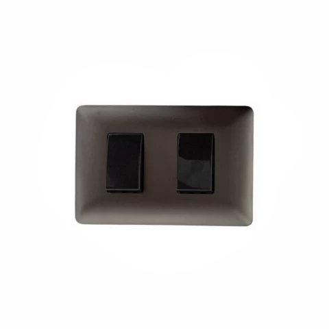 Interruptor Doble 10a 250v 9/15 Cafe Stanford