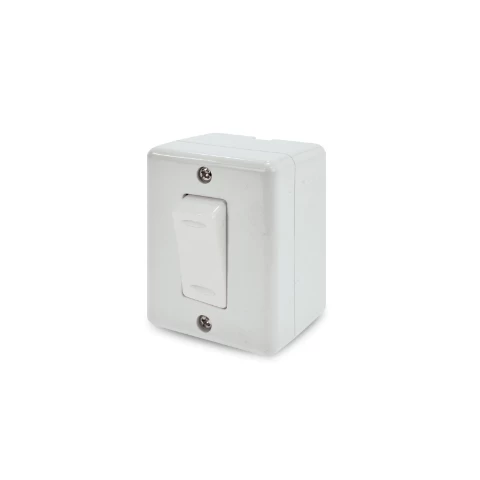 Interruptor Conmutador Sobrepuesto 9/24 Blanco Lexo