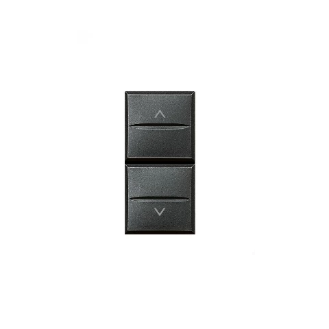 Int. Conmutador Axial C/ Doble Tecla 16a 250v - Oscuro Bticino Ref Hs4027