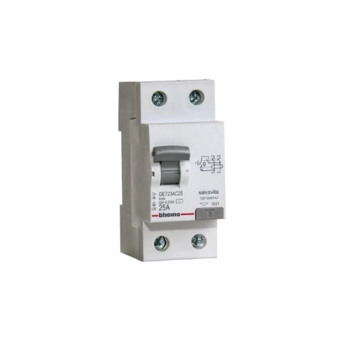 Int Diferencial 2x25a-30ma Bticino Cod Ref Ge723ac25