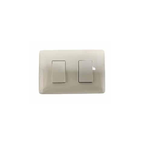 Interruptor Doble 10a 250v 9/15 Blanco Stanford