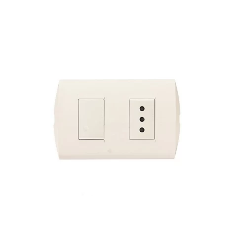 Interruptor Enchufe Modus Style Marfil - Bticino Ref Ae2203em
