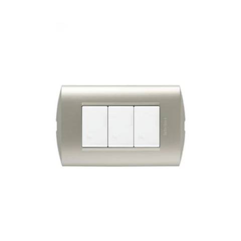 Interruptor Triple Modus Style Perla - Bticino Ref Ae2300ebna