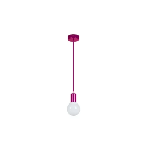 Lampara Colgante Colores Fucsia E27 Byp