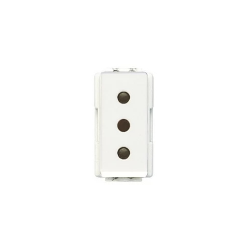 Modulo Enchufe Modus Blanco 10amp Bticino Ref E2113bn