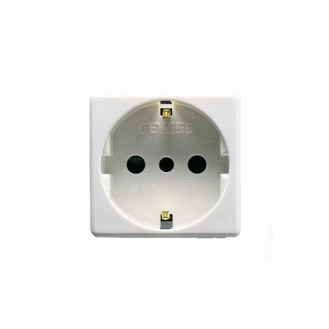 Modulo Hembra System Schuko 10a 2p+t Gw 2p Bl Gewiss Ref Gw20205