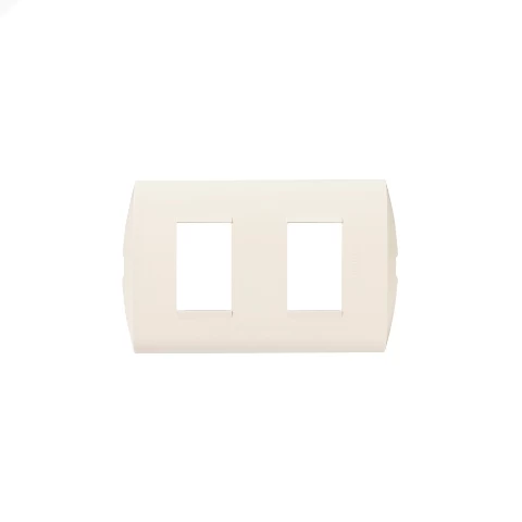 Placa 2 Modulos Modus Syle Marfil Bticino Ref Ae5s2em