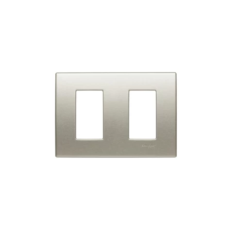 Placa Habit21 Technik Bronce 2 Puestos Schneider Mwd082428312
