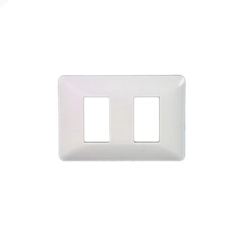 Placa Matix Blanca 2 Modulos Bticino Ref Am503/2bn