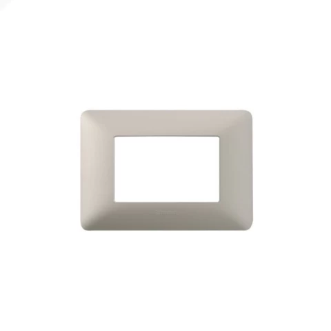 Placa Matix Titanio Claro 3 Modulo Bticino Ref Am503m3tc