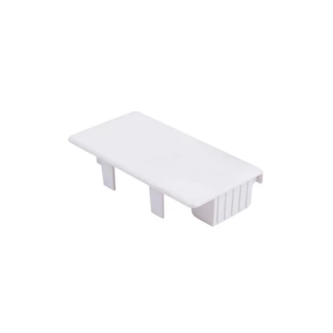 Tapa Final Bandeja 100x50mm Blanco Libre Halogeno
