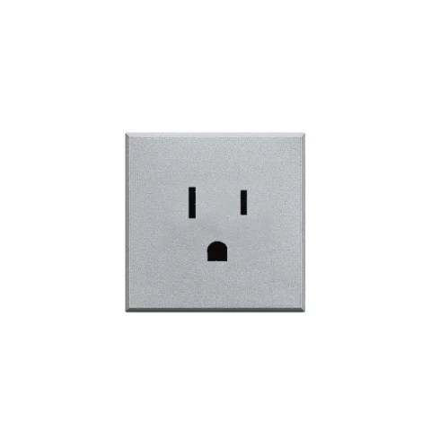 Toma De Corriente Std.americano 2 Mod - Clara Bticino  Ref Hc4128s