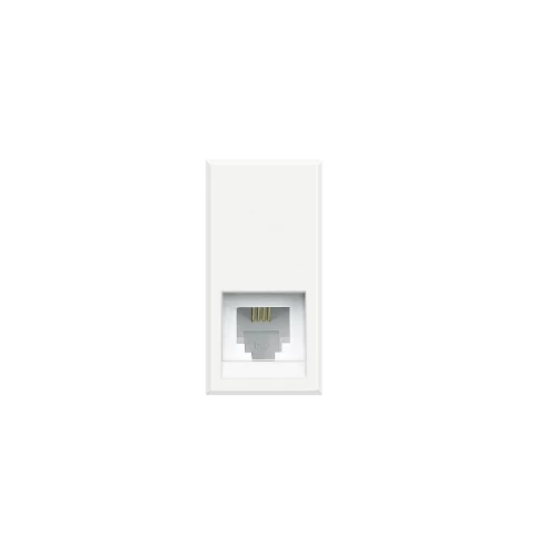 Toma Telefonica Rj11 Conexion K10 - Blanca Bticino Ref Hd4258c11n