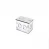 CAJA ZINCADA SOBREPUESTA  A-01 100X65 MM CON TAPA Y EMPAQUETADURA