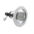 Foco Led embutido redondo E-27 4 Plg Bisel Cromado S/AMP