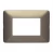 PLACA MATIX TITANIO 3 MODULOS BTICINO REF AM503M3TI