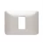 PLACA MATIX ALUMINIO NATURAL 1 MODULO BTICINO REF AM503M1AL