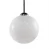 LAMPARA COLGANTE GLOBO BLANCO PLASTICO E27 - 25CM
