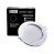 foco led embutido 9w borde niquel 220v luz fria