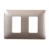 PLACA MATIX TITANIO CLARO 2 MODULO BTICINO REF AM503M2TC