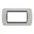 PLACA 4 MODULOS GRIS PERLA MATIX BTICINO REF AM4804GP