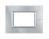 PLACA 3 MODULOS MODELO AXOLUTE  COLOR TECH BTICINO REF HA4803HC