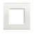 PLACA 2P COLOR  BLANCA RECTANGULAR LIVING LIGHT BTICINO REF LNA4802BI