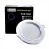 Foco Led embutido 18W Borde Niquel 220V Luz Calida