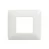 Placa Matix 2 modulos Blanca Bticino Ref AM4802BBN