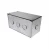 CAJA ZINCADA SOBREPUESTA 200X100X100 MM CON TAPA Y EMPAQUETADURA-BEKAM