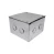 CAJA ZINCADA SOBREPUESTA 150X150X100 MM CON TAPA Y EMPAQUETADURA-BEKAM