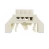 BARRA CONEXION RIEL DIN AISLADA BLANCA 4X16MM-MGC