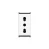 MODULO ENCHUFE 10/16AMP GRIS - SCAME 101.6403