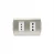 Enchufe Doble 10a+10/16a Perla Blanco Modus Style Bticino Ref Ae2288ebna