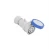 Enchufe Hembra Volante 220v 16a 2p+t Ip66/69 Az Lm Gewiss Ref Gw62026fh