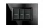 PLACA 3 MODULOS. COLOR VIDRIO NIGHTER MODELO AXOLUTE BTICINO REF HA4803VNB