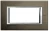 PLACA 4 MODULOS COLOR BRONCE MODELO AXOLUTE BTICINO REF HA4804BR