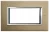 PLACA 4 MODULOS COLOR TITANIO CEPILLADO MODELO AXOLUTE BTICINO REF HA4804NX