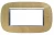 PLACA 4 MODULOS COLOR CUERO - ARENA BTICINO REF HB4804SLC