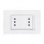 Enchufe Doble Luzica Blanco 10amp - Bticino Ref Pu1213