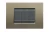 PLACA RECTANGULAR 3 MODELO LIVING LIGHT. TERMINACION SQUARE BTICINO REF LNA4803SQ