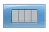PLACA RECTANGULAR 4 MODELO LIVING LIGHT. TERMINACION AZUL BTICINO REF LNA4804AD