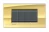 PLACA RECTANGULAR 4 MODELO LIVING LIGHT. COLOR ORO FRIO BTICINO REF LNA4804OA