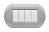 PLACA ELIPTICA 4 MOD LIVING LIGHT. TERMINACION CORDOBA BTICINO COD REF LNB4804CO