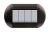 PLACA ELï¿½PTICA 4 Mï¿½D. TERMINACIï¿½N ROBLE OSCURO BTICINO COD REF LNB4804LRW