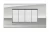 PLACA AIR 4 MODULOS. COLOR PALADIO MODELO LIVING LIGHT BTICINO REF LNC4804PL