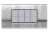 PLACA AIR 4 MODULOS. COLOR STRIPES  MODELO LIVING LIIGHT BTICINO COD REF LNC4804SP